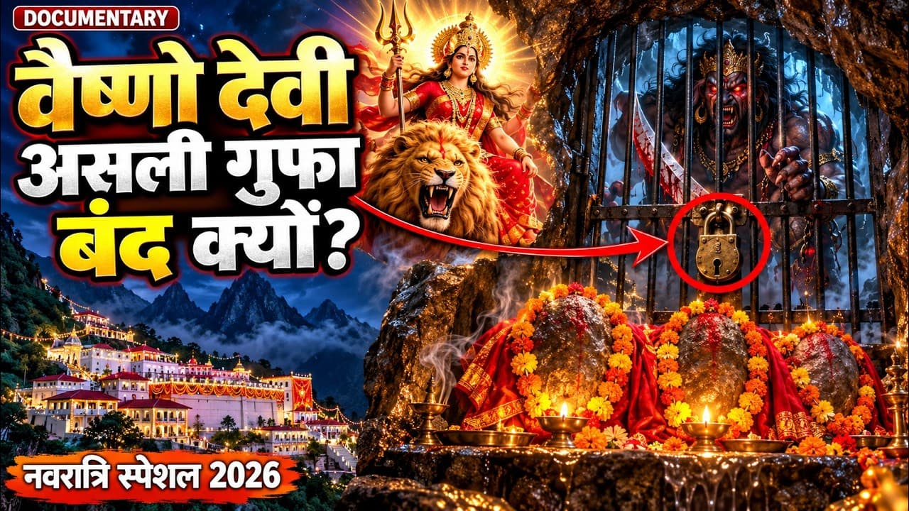 वैष्णो देवी गुफा का रहस्य: तीन पिंडियाँ और साल के अधिकतर समय बंद रहने वाला द्वार — Story Factory Hindi documentary का thumbnail